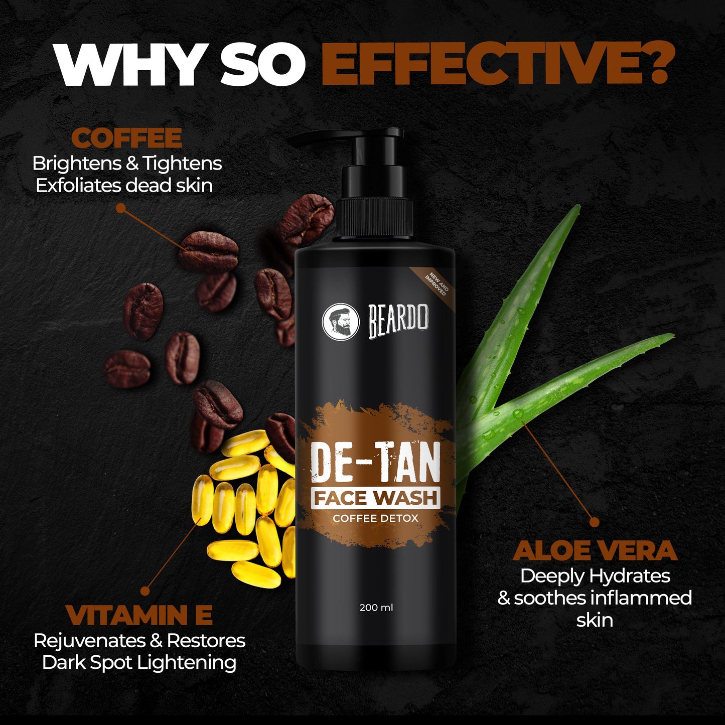 200ml, Can we use D tan cleanser daily?, Which product can remove tan?, Does Beardo de Tan face wash work?, de tan cleanser, anti tan, detan facewash for men, de tan facewash review, best tan removal facewash, de tan cleanser, best d tan facewash, best facial cleanser, top 10 face wash in the world, top 10 face wash for men, top facewash for men, tan face wash, best facewash for men dry skin, d tan face wash price, beardo de tan face wash, men's skin whitening face wash