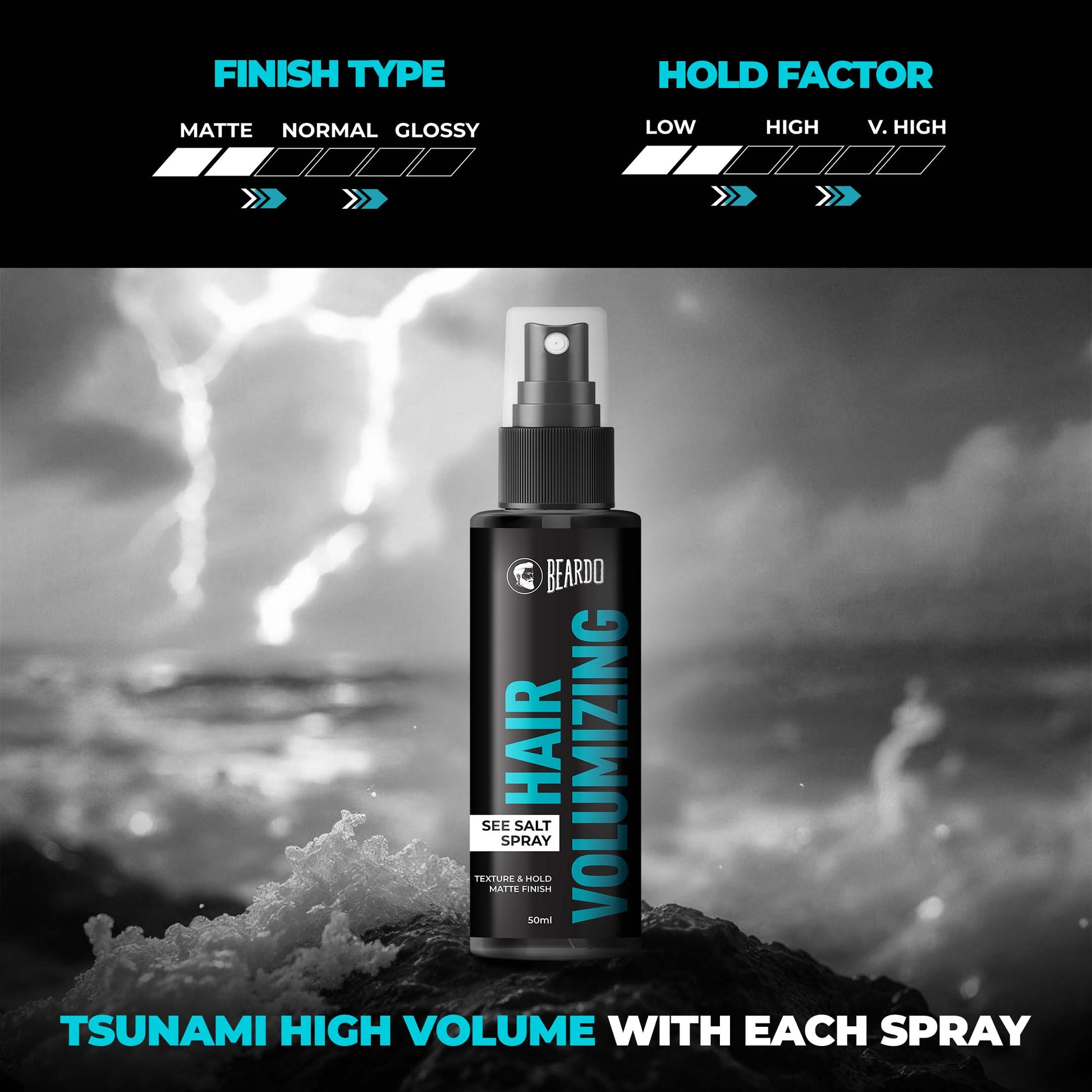 Beardo Hair Volumizing Sea Salt Spray (50ml)