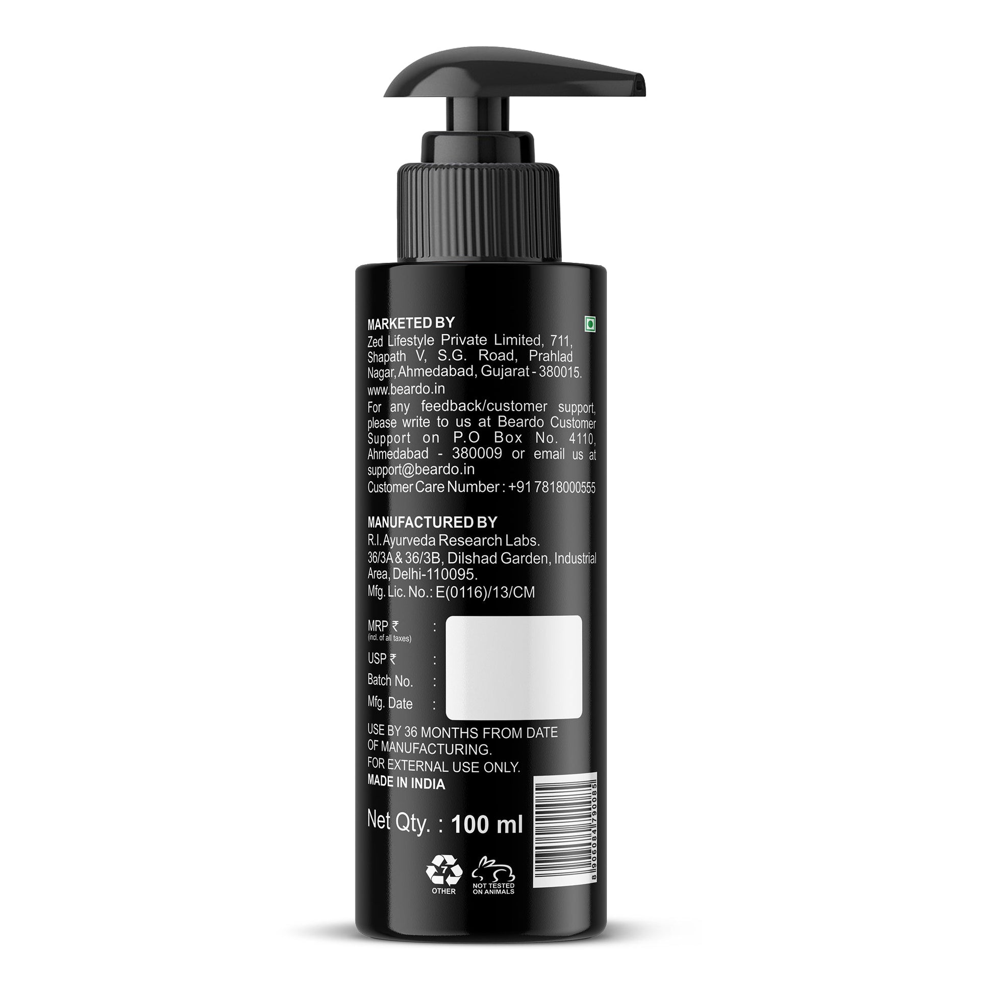 Beardo Prive Irish Royale Beard Wash